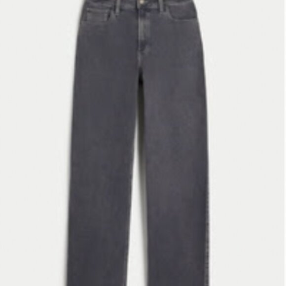 Hollister Denim - HOLLISTER Ultra High-Rise Blue Grey Dad Jeans